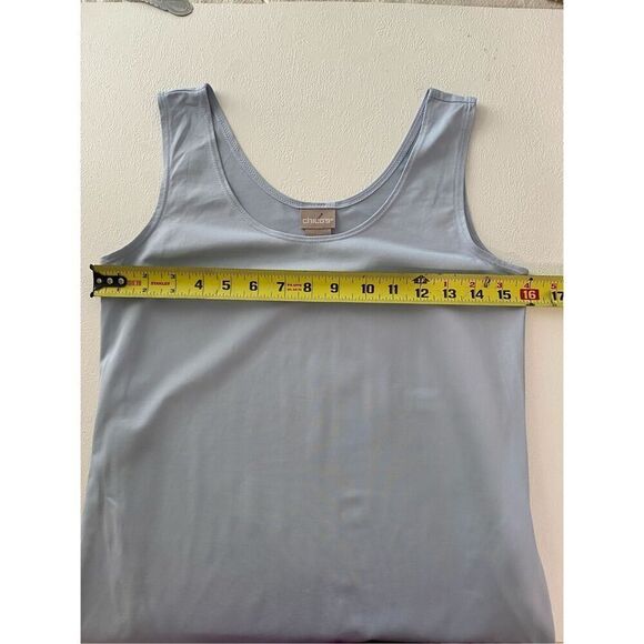 Chico’s Light Blue Sleeveless Tank Top Size 0 (S) | Classic Layering Basic - Picture 4 of 4